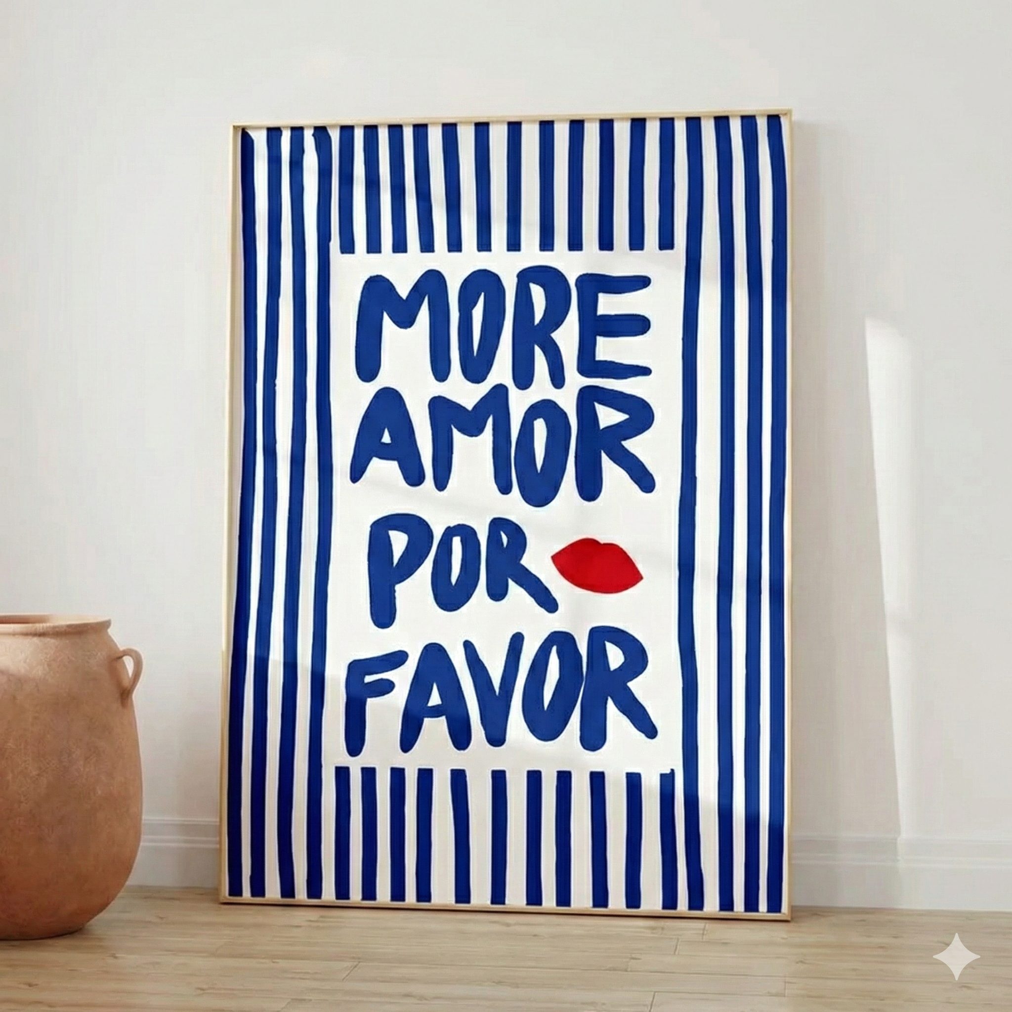 Quadro Mais Amor Por Favor