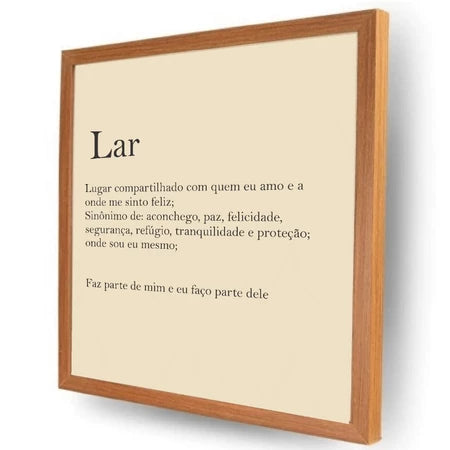 Quadro Decorativo Lar – Transforme Sua Casa em Aconchego